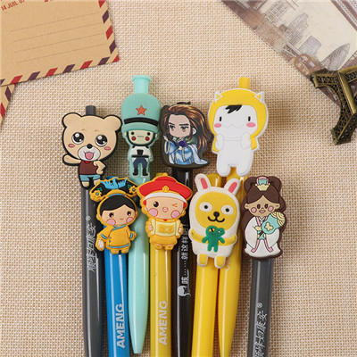 promotional gifts ball-point pen with PVC logo - 副本