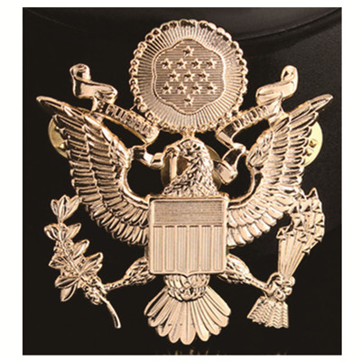 3D eagle zinc alloy no enamel badge