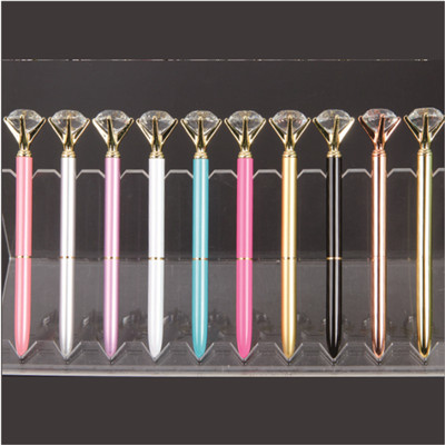 high quality metal pen with rhinestones