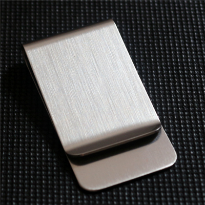 simple stainless steel money clip