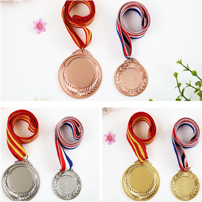 die casting medal with sticker