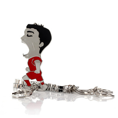 football super star bottle opener key chain