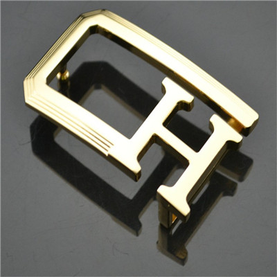 letter H hollow out belt buckle