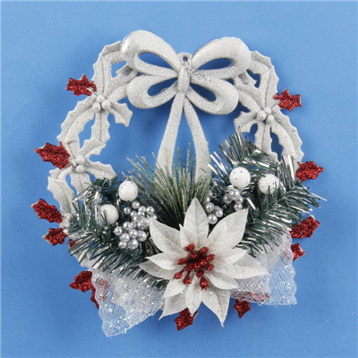 plastic christmas wreath decoration