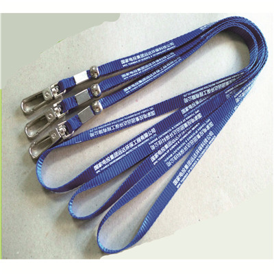 nylon silk print exhibition lanyard for worker