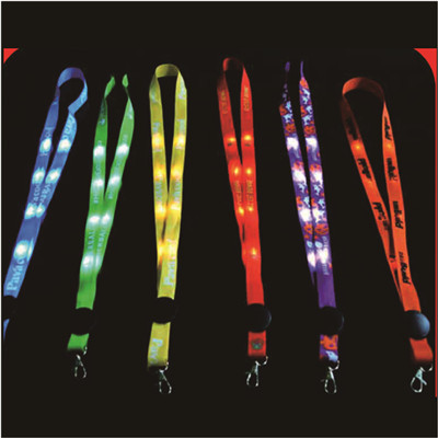 nylon lanyard with led light